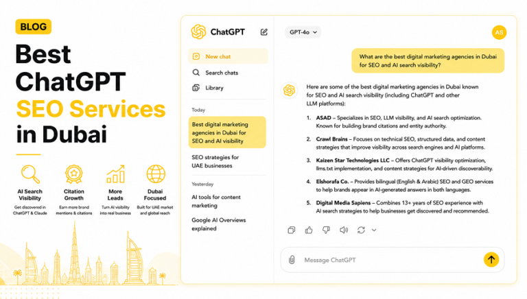 5 Best ChatGPT SEO Services in Dubai