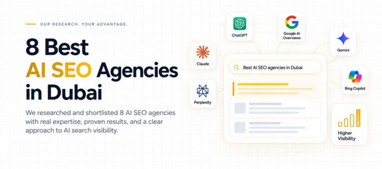 8 Best AI SEO Agencies in Dubai for AI Search Visibility